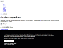 Tablet Screenshot of darujikrev.cz.preview.cz